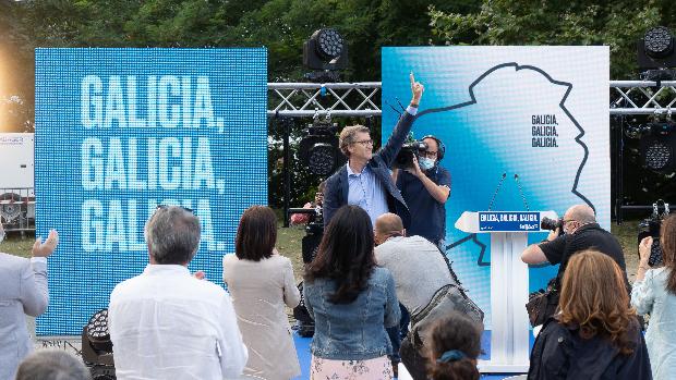 Feijóo llama al voto frente al miedo en las elecciones gallegas: «No dejéis que Galicia pierda el rumbo»