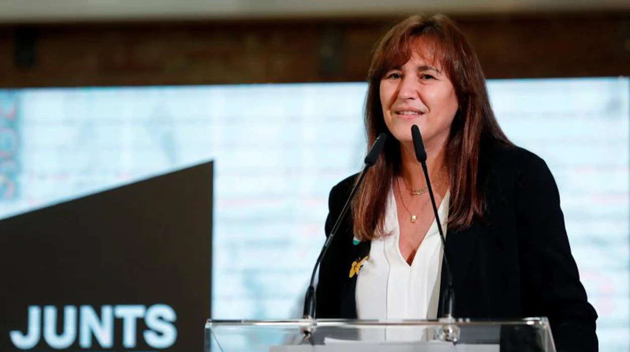 Laura Borràs, candidata de Junts a las elecciones
