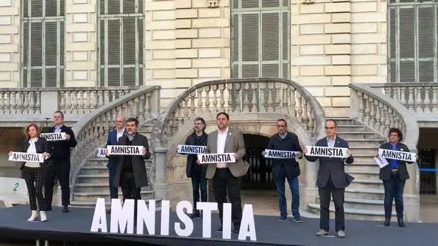 Los presos del 1-O, reunidos en Barcelona para pedir amnistía y una victoria independentista el 14-F
