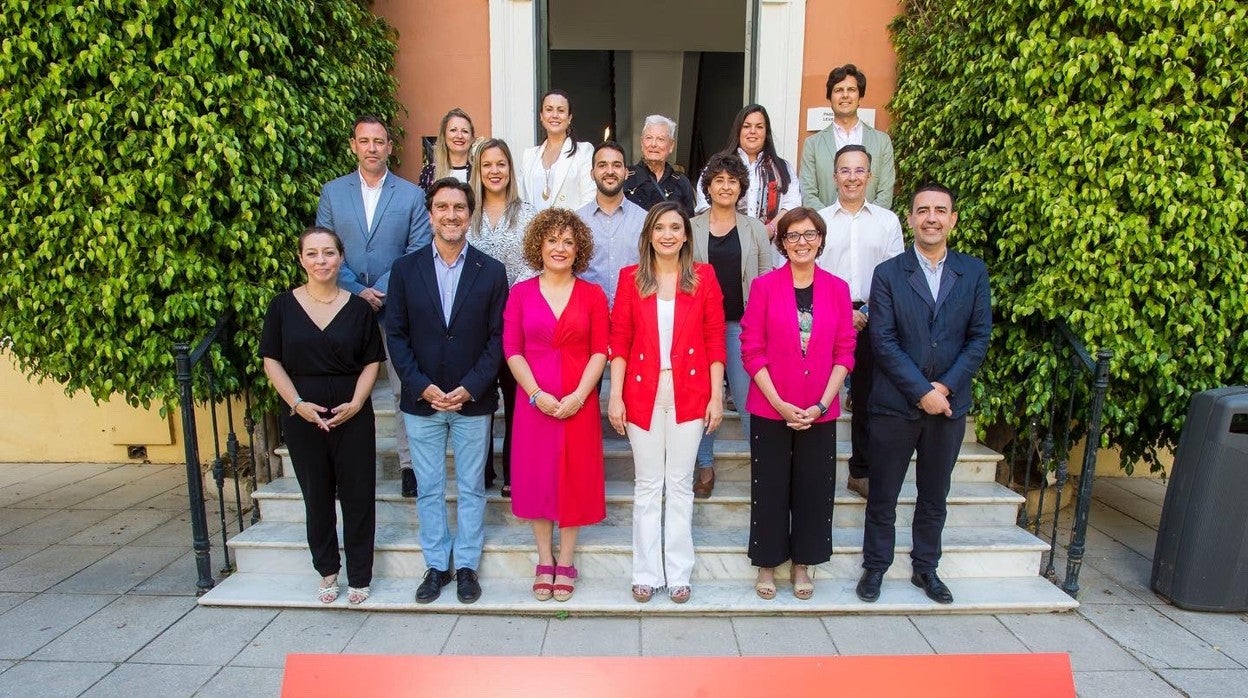 Presentación de la lista del PSOE en Huelva para las elecciones andaluzas.