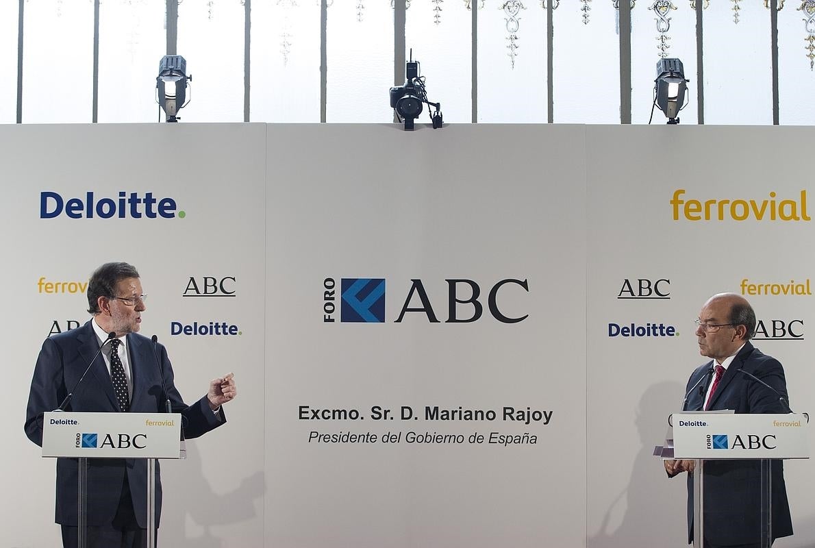 Mariano Rajoy, en el Foro ABC: «Las elecciones se ganan con moderación y competencia»