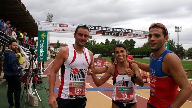 Gemma Arenas y Mauricio Lobato, ganadores de la Quixote Maratón