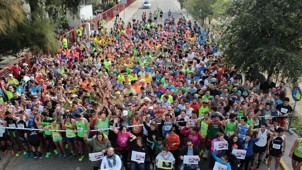 Atletas participantes en la carrera soldiaria