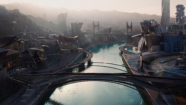 El Guggenheim y la ría de Bilbao, convertidos en un universo futurista