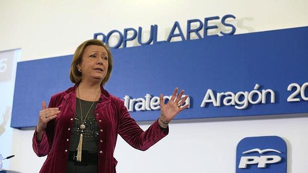 Luisa Fernanda Rudi, líder del PP aragonés