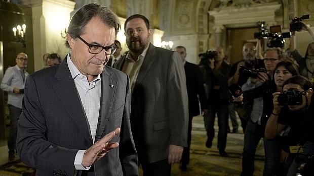 Artur Mas y Oriol Junqueras