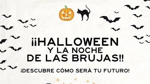 Cartel de Halloween del Mercado de San Antón