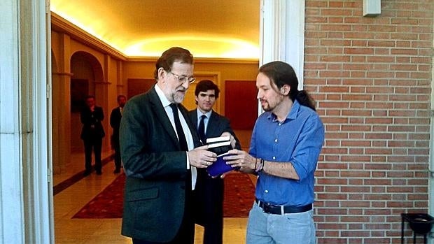 Mariano Rajoy recibió a Pablo Iglesias el pasado viernes, 30 de octubre, en La Moncloa