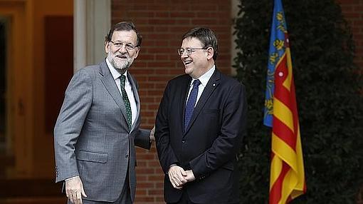 Imagen de Rajoy y Puigf en la Moncloa