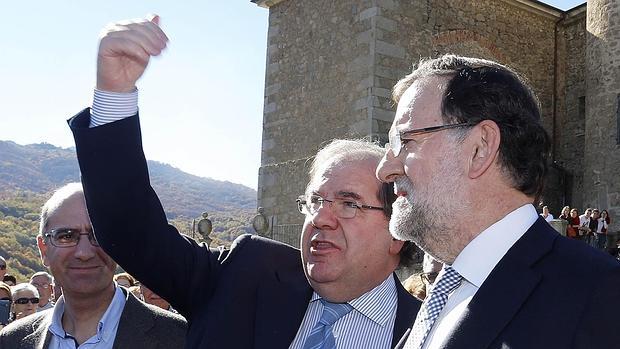 Herrera y Rajoy, este lunes en Béjar