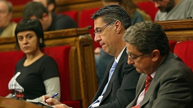 Xavier García Albiol, en el Parlament