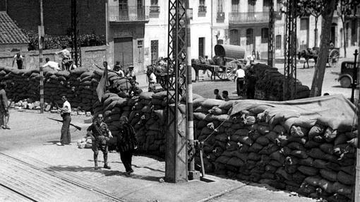 Imagen de una trinchera en Valencia