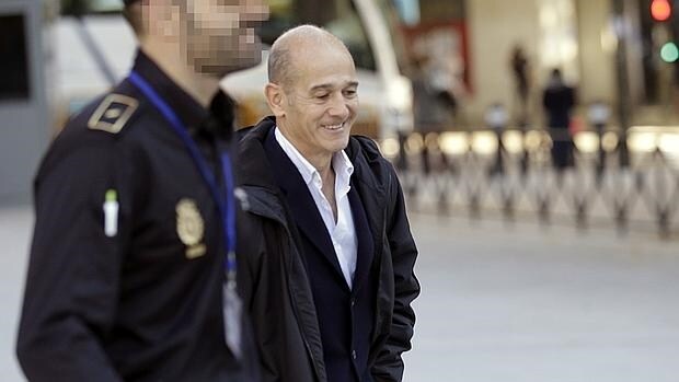 Pere Pujol Ferrusola, hijo del expresidente catalán Jordi Pujol, a su llegada a la Audiencia Nacional