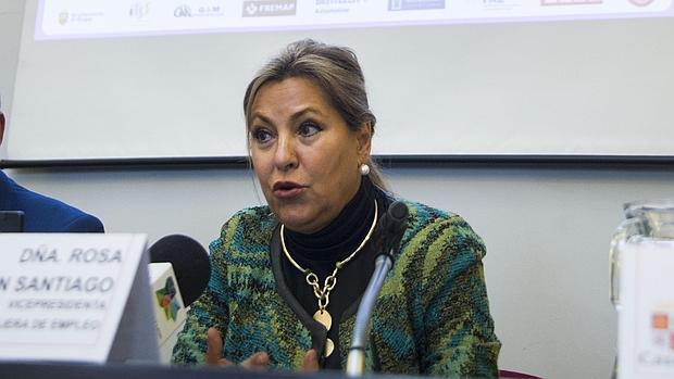 Rosa Valdeón en la inauguración de la jornada «20 aniversario de la Ley de Prevención de Riesgos Laborales»