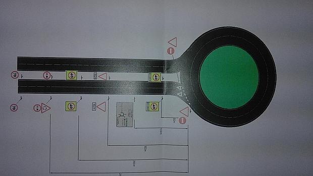 Así será la nueva señalización de la rotonda de Valparaíso