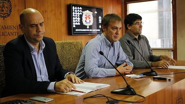 Gabriel Echávarri, Natxo Bellido y Miguel Ángel Pavón