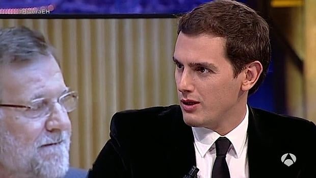 Albert Rivera durante el programa