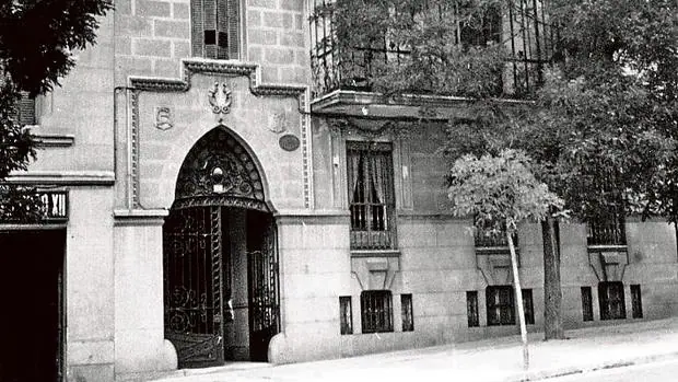 La imagen de 1955 de la casa donde vivió Ramón y Cajal
