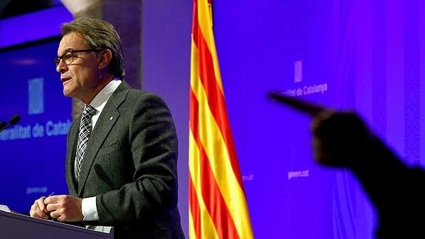 Artur Mas, presidente en funciones de la Generalitat