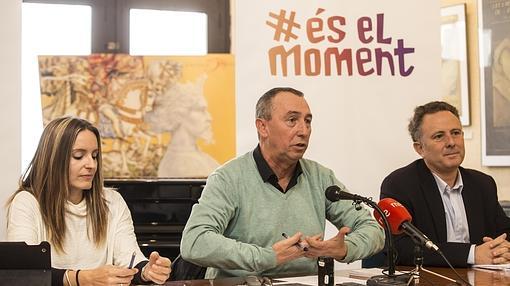 Candidatos de la coalición Compromís-Podemos