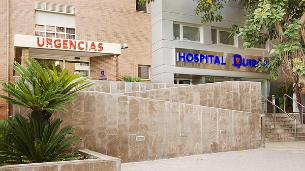 Imagen de las instalaciones del hospital Quirón en Valencia