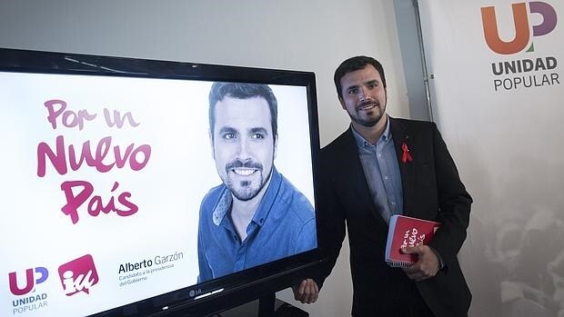 Alberto Garzón ha presentado el lema y la imagen de su campaña electoral