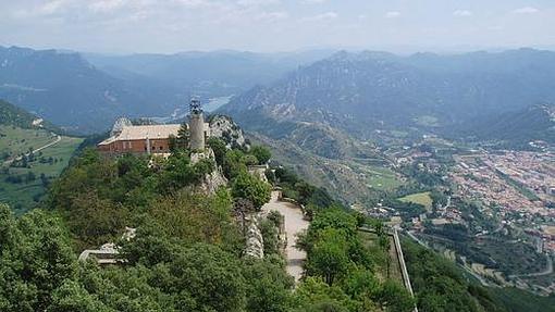 La cima de la sierra de Queralt