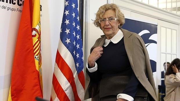 La alcaldesa de Madrid, Manuela Carmena