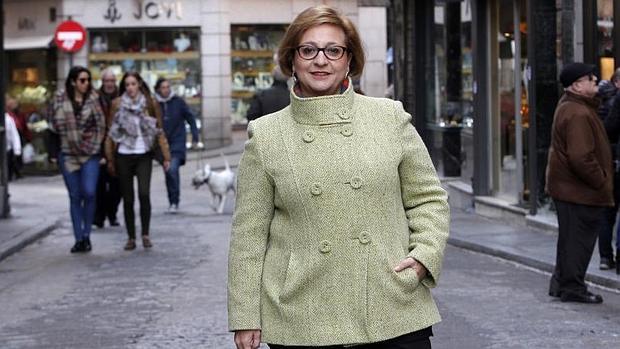 Guadalupe Martín posa para ABC en la calle Comercio