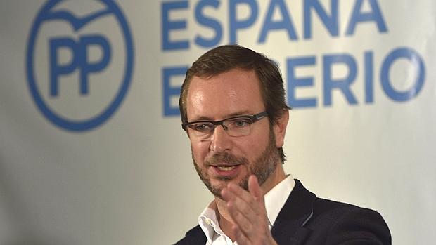 Javier Maroto interviene en el acto del PP vasco en Portugalete