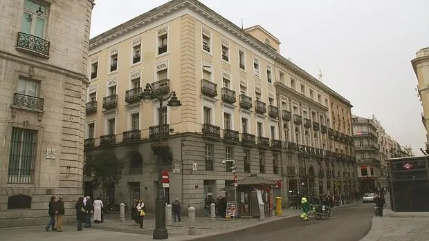 La Casa de Cordero, edificio situado en la calle Mayor, 1, junto a la Puerta del Sol
