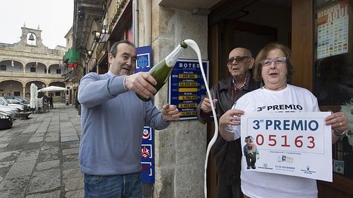 Ciudad Rodrigo vende parte del tercer premio de la Lotería