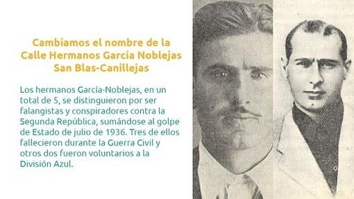 La treintena de calles franquistas que Carmena cambiará en 2016