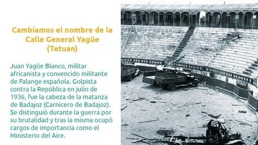 La treintena de calles franquistas que Carmena cambiará en 2016