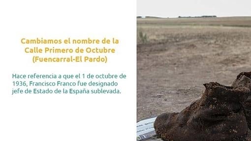 La treintena de calles franquistas que Carmena cambiará en 2016