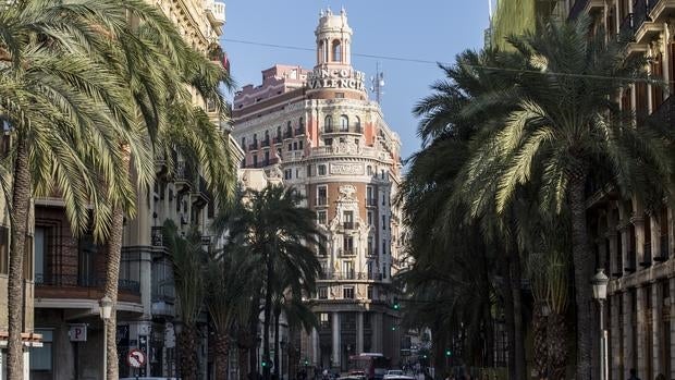 Imagen de la sede de CaixaBank en Valencia