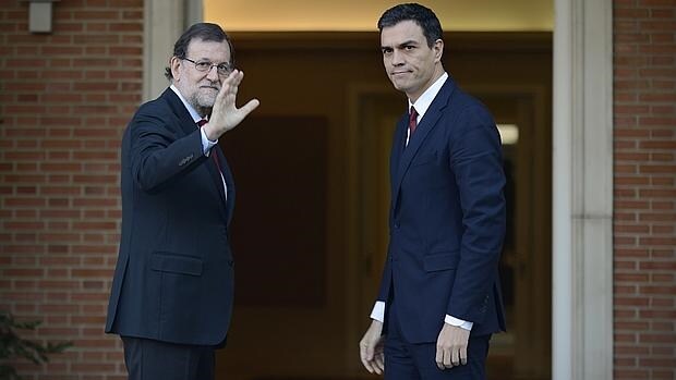 El presidente, junto al líder del PSOE, la pasada semana en Moncloa
