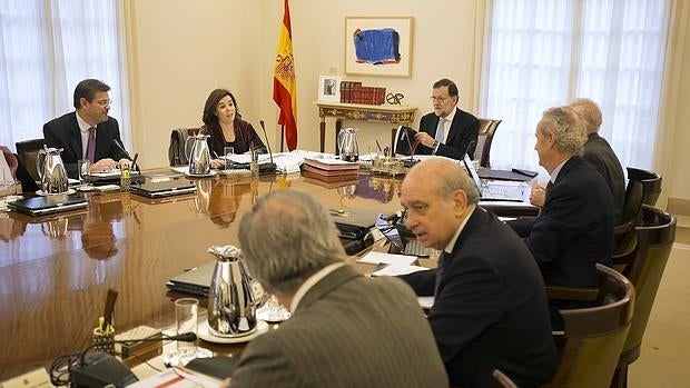 Consejo de Ministros en funciones, reunido el pasado martes en La Moncloa