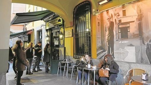 La chocolatería San Ginés, en el pasadizo homónimo, cerca de la Puerta del Sol