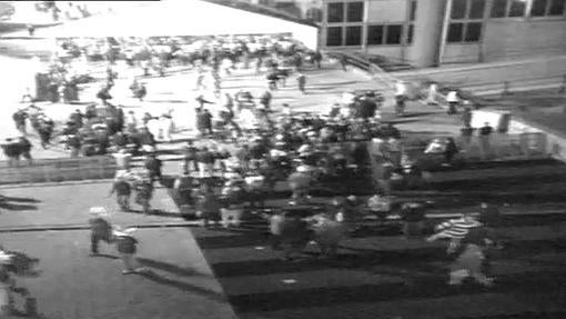 Una captura de las cámaras de seguridad aquella noche