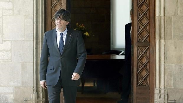 El presidente de la Generalitat, Carles Puigdemont