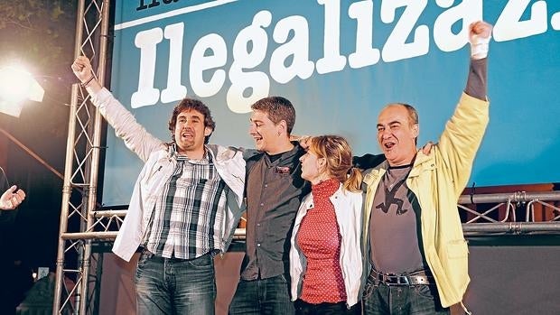 Dirigentes de Bildu celebran su legalización