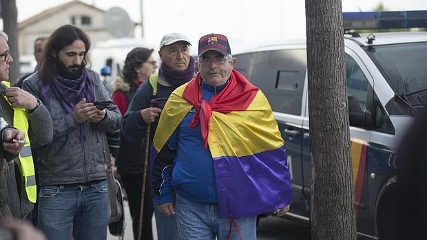 Baltasar Picornell en las inmediaciones de los juzgados donde se instruye el caso Nóos