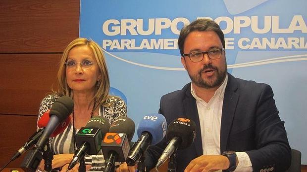 Australia Navarro y Asier Antona, este martes en rueda de prensa