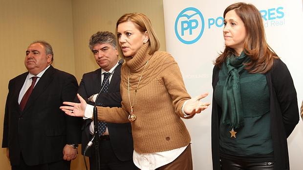 Rosa Romero, junto a Cospedal, en Ciudad Real