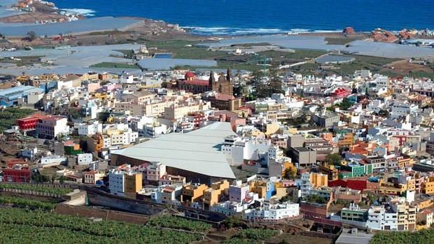 La localidad grancanaria de Gáldar