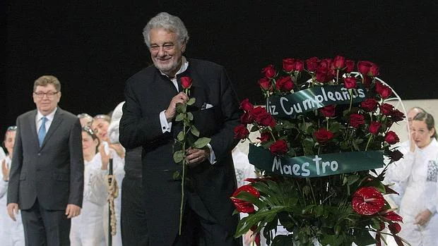 Imagen de Plácido Domingo en el Palau de les Arts