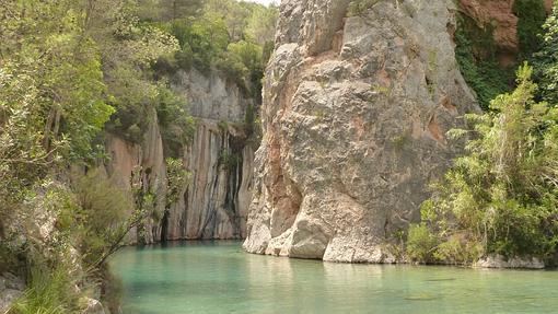 Uno de los manantiales del río Mijares