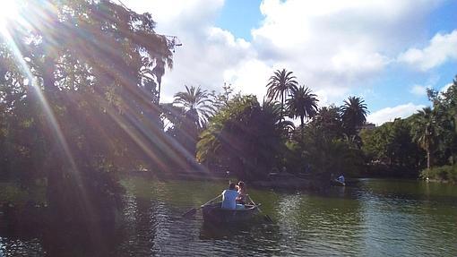 El estanque de la Ciutadella