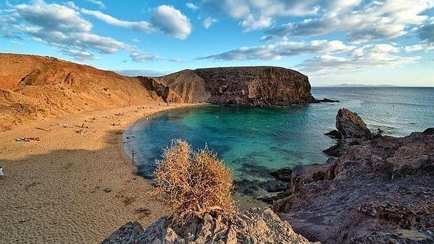 La playa de Papagayo, quizá la más fotografiada de Lanzarote